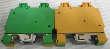 Wieland WKN16 SL/U Terminal Block Green/Yellow 14-4AWG (Lot of 2)