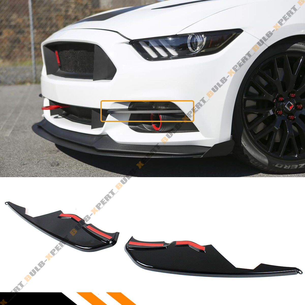 Paire Emblèmes Latéraux Ford Mustang GT 5.0 2015-2020 – 5.5 Pouces Noir Brillant – Style Black Accent Package