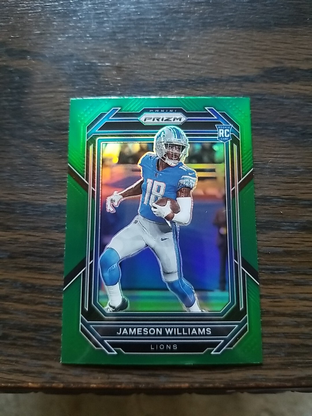 2022 Panini Prizm - Rookies Green Prizm #311 Jameson Williams (RC)