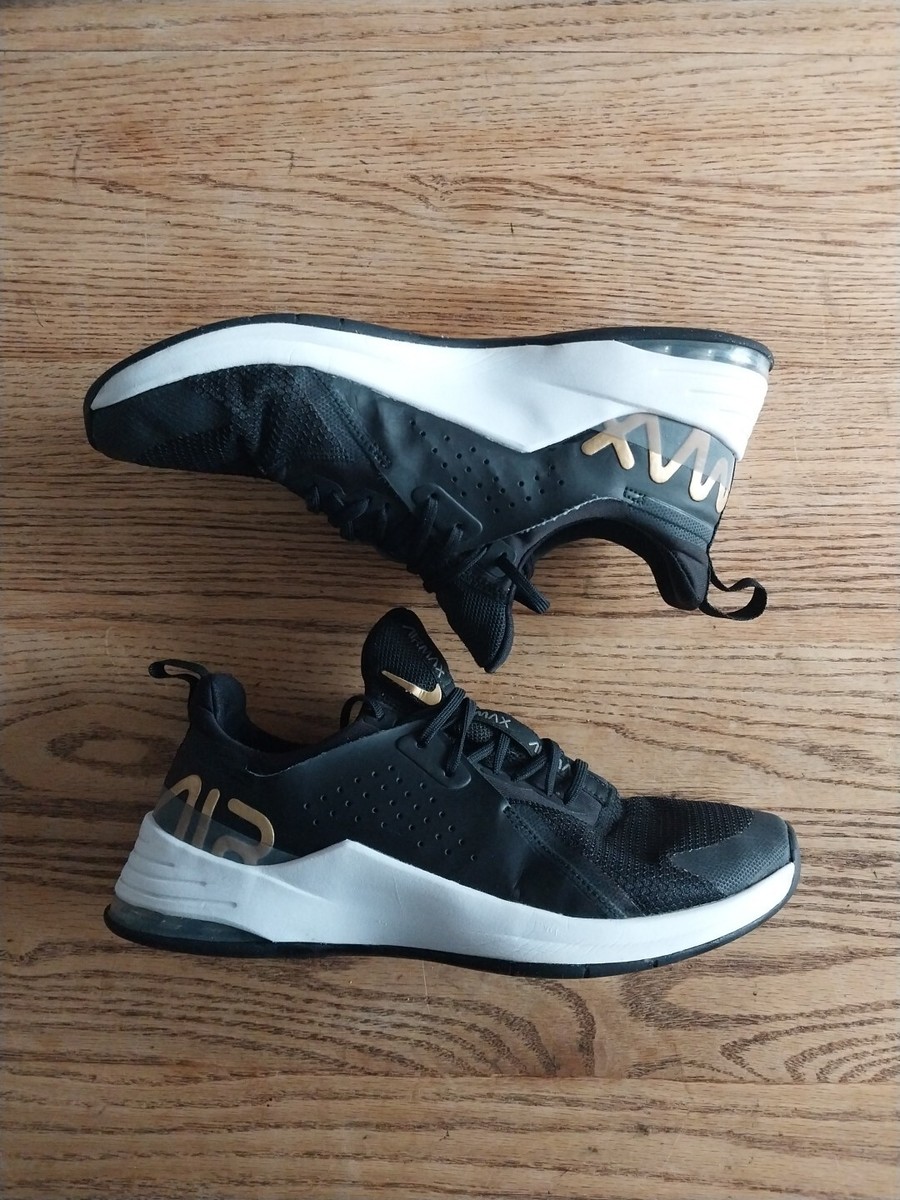 nike air max bella tr 3 black and gold