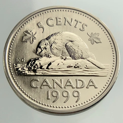 1999 Canada 5 Cents — photo from the most recent tracked eBay sale