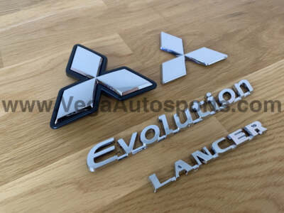 KENJI BIOMASTER , EMBLEM-S Emblem Set (4-piece) to suit Mitsubishi Lancer Evolution 9