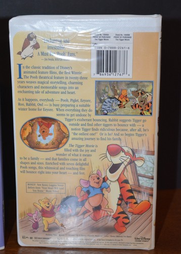 VTG WINNIE THE POOH Grand Adventure VHS (3) Season of Giving Tigger Movie DISNEY - Picture 10 of 17