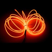 Battery Powered Neon Led Lights Glow El Wire String Strip Rope Tube Party Decor Battery Powered Neon Led Lights Glow El Wire String Strip Rope Tube Party Decor