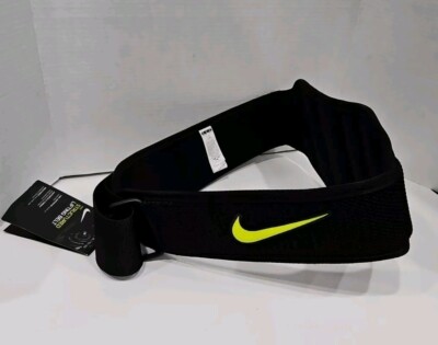 Nike Structured Training Lifting Firm Belt Size X-Large Black/Volt  NWT