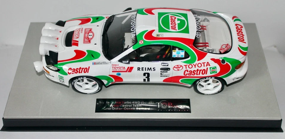 TOYOTA CELICA WRC 4WD - TTE CASTROL MONTECARLO AURIOL OCCELLI - TOPMARQUES 1:18 - Immagine 2 di 4