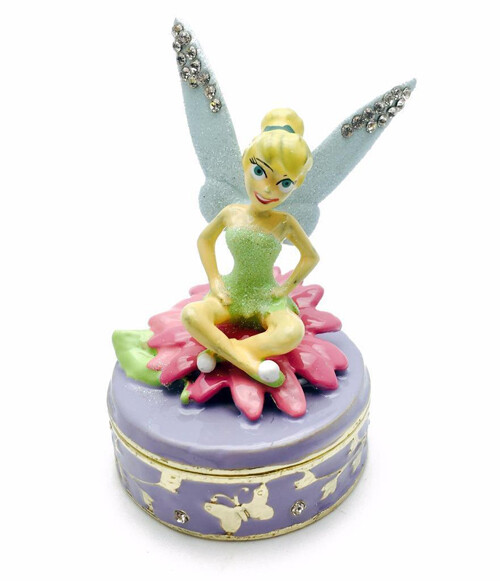 Disney Classic Trinket Box -Sitting Tinkerbell Di107 | eBay