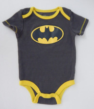 TM  DC Comics  'Batman' One Piece Romper  0-3 Mo  Black