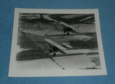Vintage Press Photo Unknown US Army Biplane Aircraft In Flight Boeing F2B F4B?