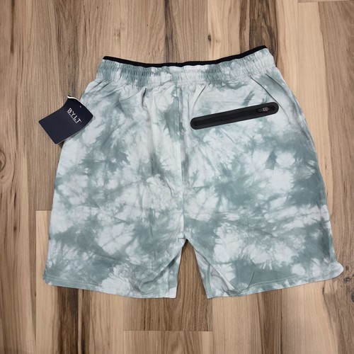 Pantaloncini BYLT Active Uomo Taglia M Foderati Elasticizzati Atletica Bici Palestra Sport Tie Dye - Foto 7 di 10