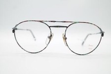 Vintage Prestige 263 Multicolored Oval Glasses Frame Eyeglasses NOS