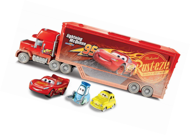 disney pixar cars fireball beach racers mack hauler