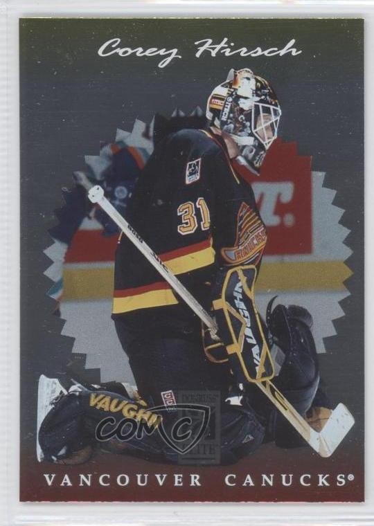 1996-97 Donruss Elite Corey Hirsch #34 0m6