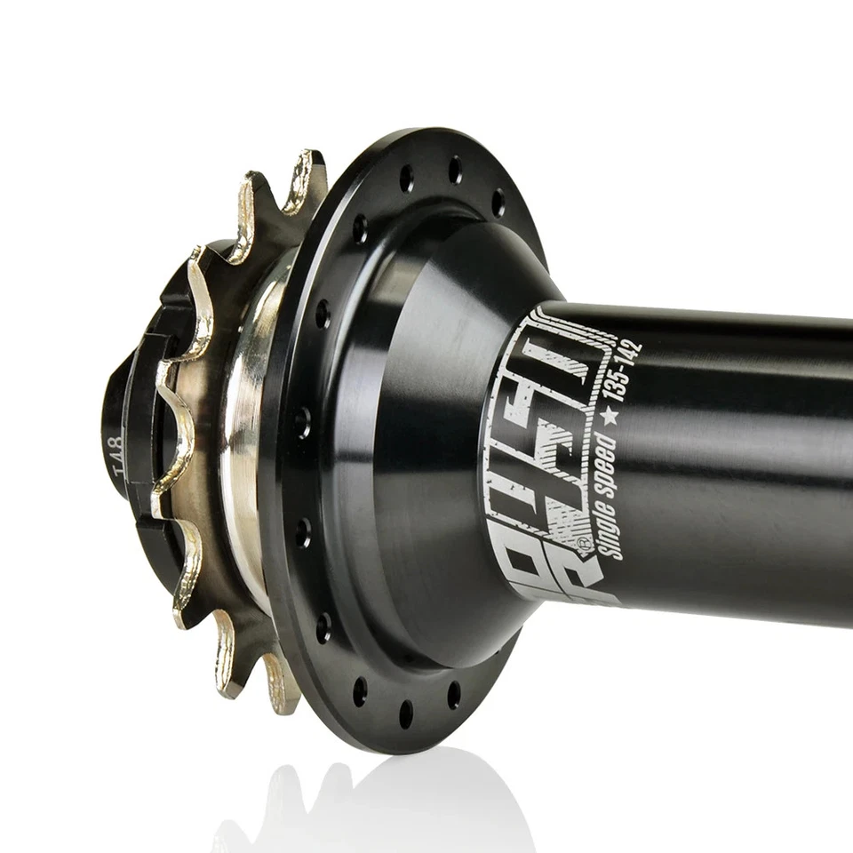 Buje trasero eje pasante 32H 120 clic de una sola velocidad BMX MTB bicicleta bujes de freno de disco Foto 4 de 4