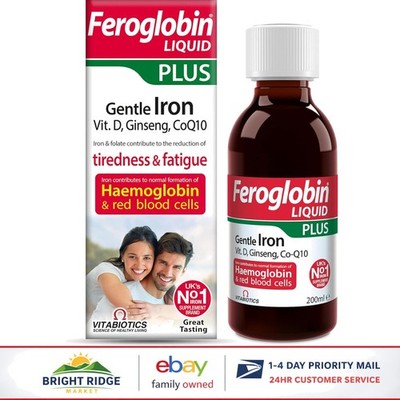 Vegetarian Iron Supplement in Liquid Form for Reduced Tiredness and Fatigue