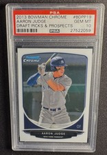 Aaron Judge 2013 Bowman Chrome Draft Picks & Prospects PSA Gem Mint 10 Yankees