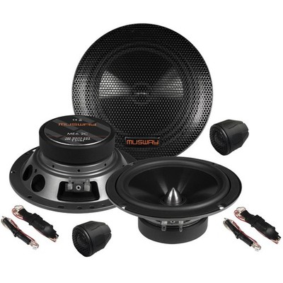 MUSWAY ME-6.2C -K1 2-Wege Auto Lautsprecher System mit Hochton A-Säulen Gehäuse