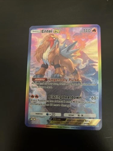 [Fan Art TCG Pocket Print] Entei ex Secluded Springs 087/071