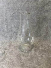 VTG Glass Oil Lamp Chimney Replacement 7.5” Tall 2 1/2” - 2 5/8" Fitter Receiver