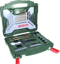 Bosch 50-Pieces X-Line Titanium Drill and Screwdriver Bit Set With Green Case