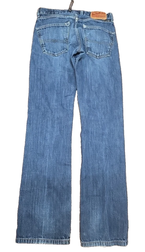 Lucky Brand 221 Original Straight Leg Button Fly Medium wash Jeans 28x32 Blue - Image 2 of 4