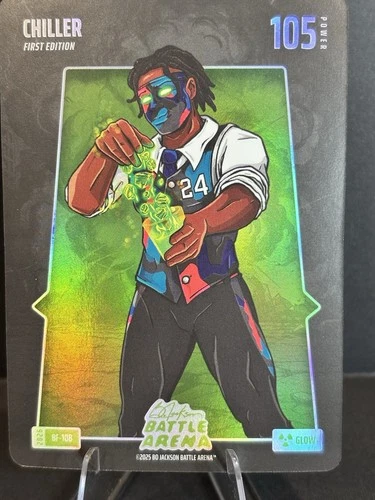 2026 Bo Jackson Battle Arena ULTRA RARE GLOW CHILLER (Cam Thomas) PWR 135 #BF-85