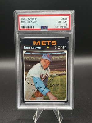 1971 Topps Tom Seaver #160 Psa 6