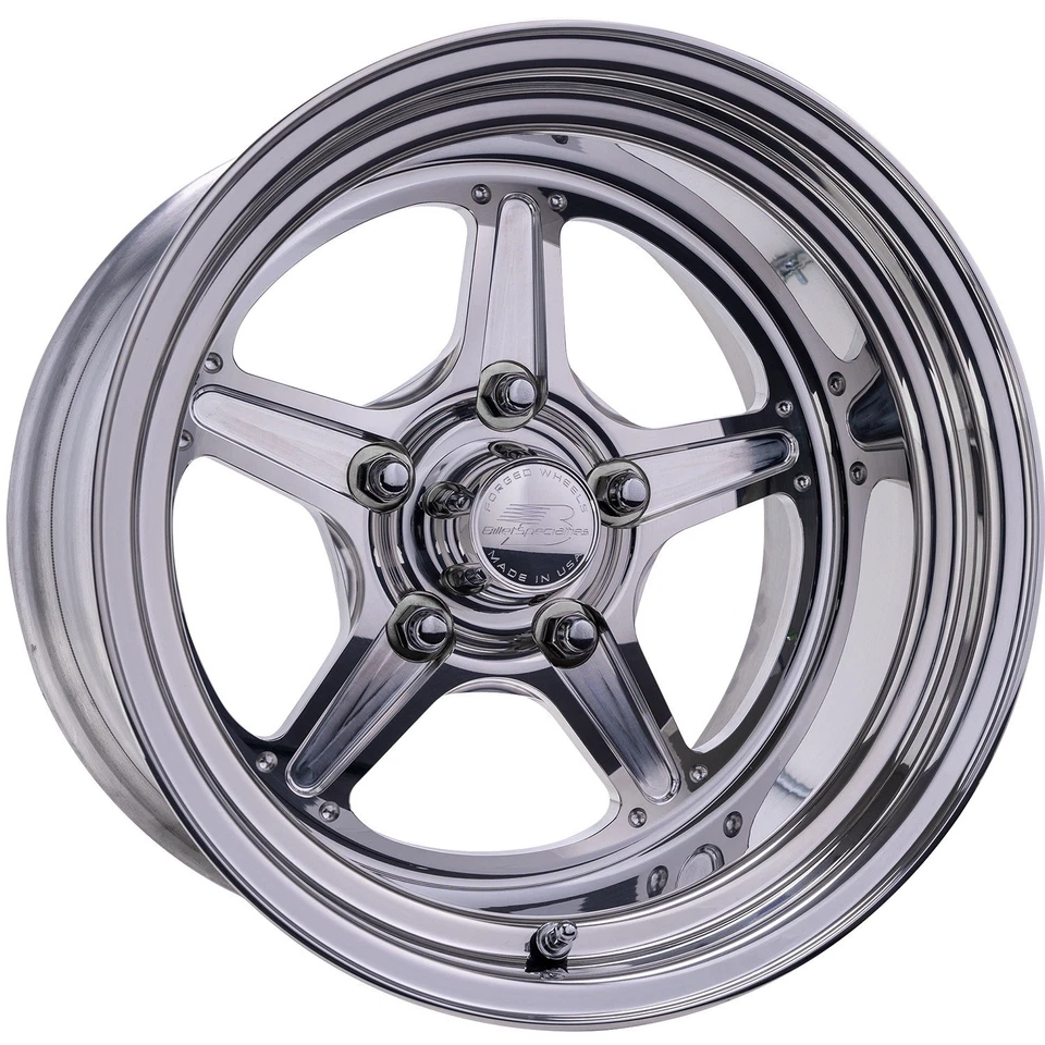 Billet Specialties BSPRS23512L6535 Aluminum 15 Inch Wheel Rim 5x4.5 15x12  - Image 3 of 4