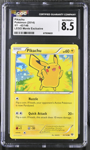 Pikachu graded CGC 8.5 for sale on eBay