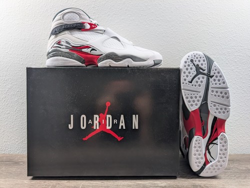 2025 Nike Air Jordan 8 Retro White and True Red Bugs Bunny 305381-100 Größe 11 - Bild 1 von 13