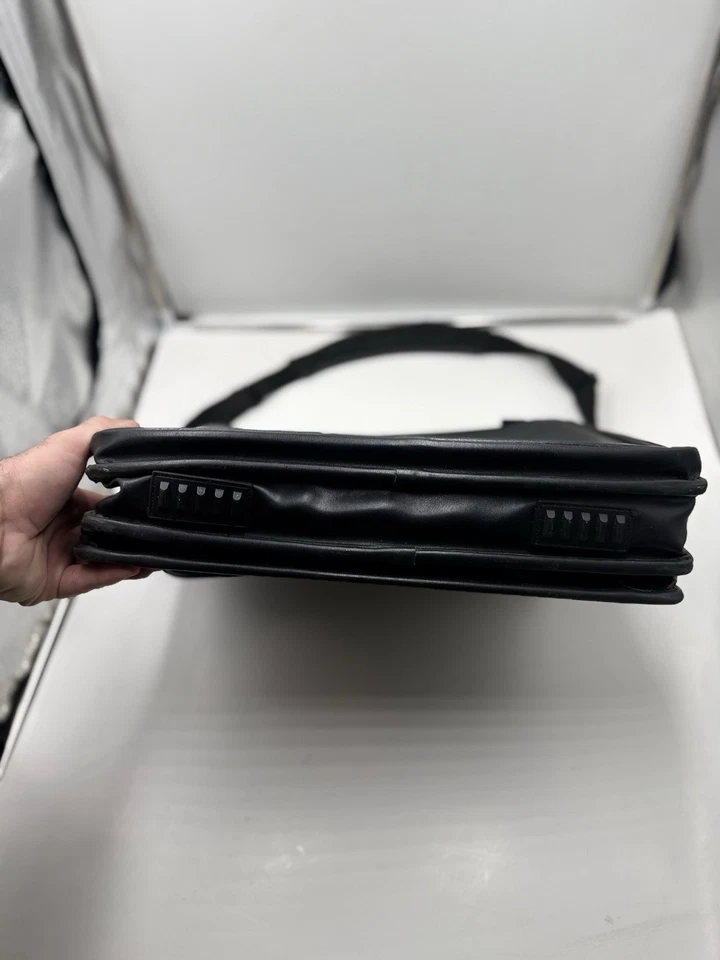 🔥Винтажный кожаный портфель для ноутбука IBM ThinkPad с логотипом первозданный с ремешком - Изображение 3 из 4