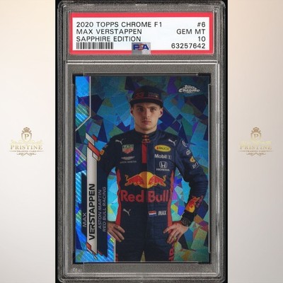 MAX VERSTAPPEN 2020 Topps Chrome F1 #6 Sapphire Edition Portrait