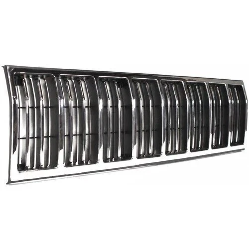 New Front Grille Assembly For 1986-1991 Jeep Comanche Cherokee Black & Chrome Foto 4 de 4