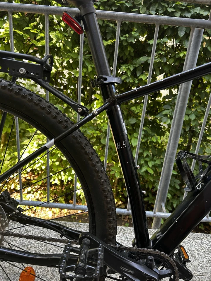 Mountainbike CONWAY MTB Hardtail "MS 8.9", Schwarz metallic / silber matt - Bild 3 von 4