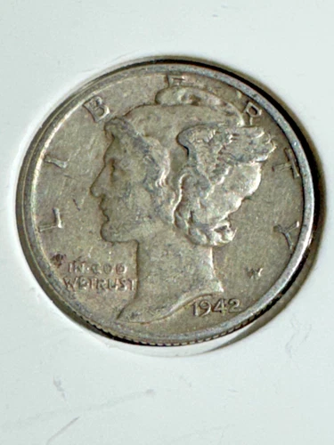 1942 Mercury Dime 10C Extremely Fine (XF) Condition