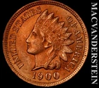 1900 Indian Head Cent- Choice Gem Brilliant Uncirculated+++ Red- Luster #L6842