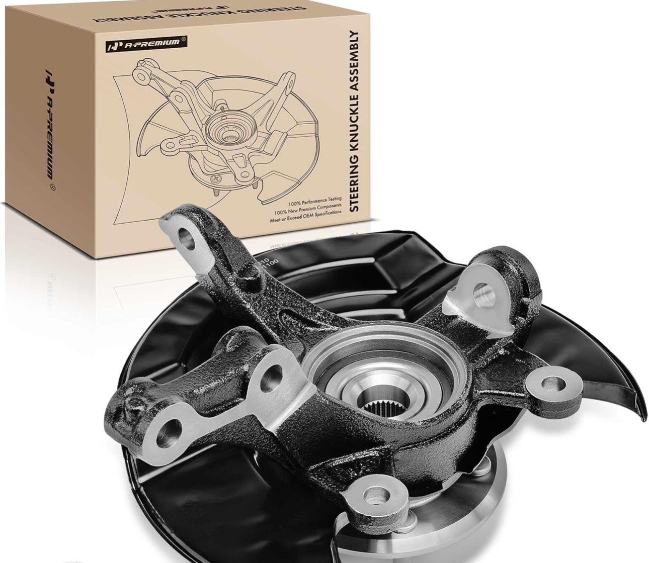 New Front Passenger Side Steering Knuckle Assy for Honda CR-V 2007-2009 45255S