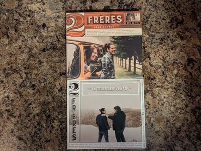 2 Freres - Nous Autres & A Tous Les Vents Cd x 2 Quebec Pop Folk Rock VG+