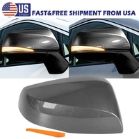 For 2016-23 Toyota Tacoma Rearview Side Mirror Cover Cap Turn Signal GRAY Right