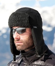 Result Thinsulate Sherpa Trapper Hat Winter Fleece Warm Cap with Ear Flaps Faux