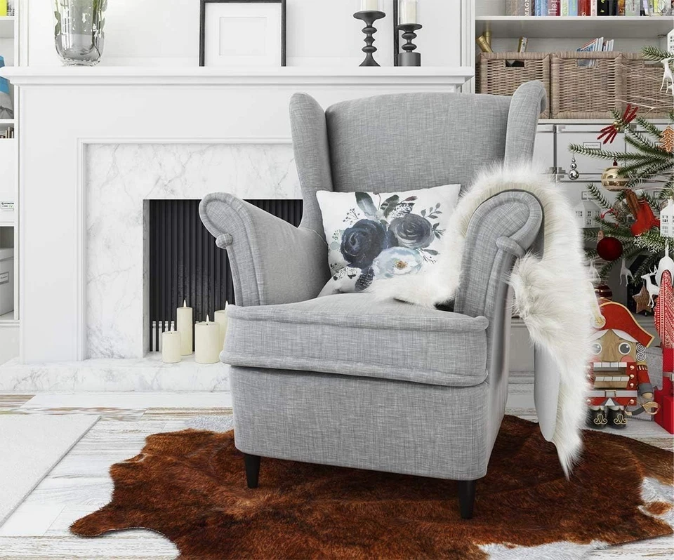 Navy Blue Pillow Covers 18X18 Inch Decorative Pillows Covers Boho Floral Rose... - Image 4 of 4