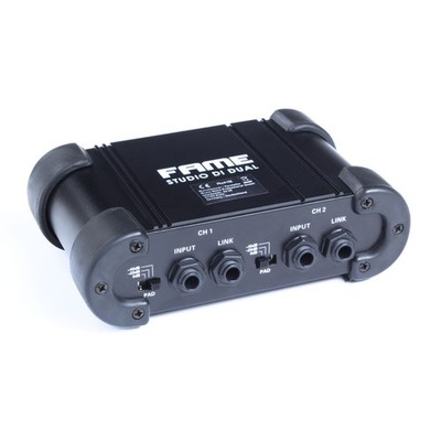Fame Audio Studio DI Dual, Professionelle DI Box, Hochwertiger Sound