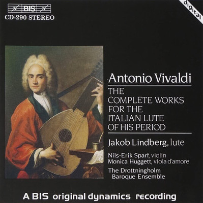 Vivaldi: Musik für Laute / Jakob Lindberg, Nils-Erik Sparf, Monica Huggett - CD