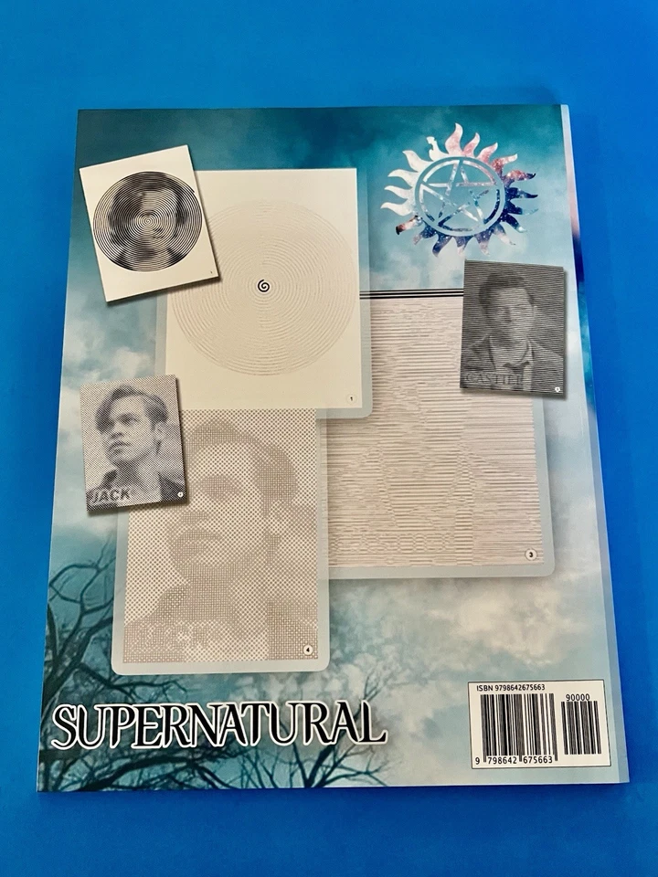 Libro para colorear sobrenatural: puntos, líneas, espirales de Matilda Heron nuevo formato Foto 2 de 2