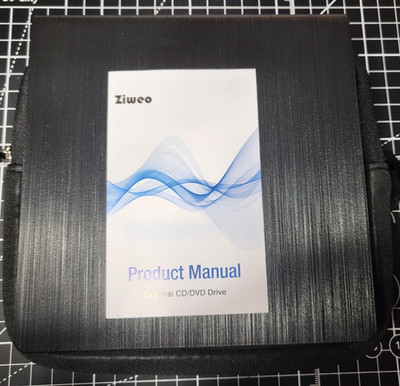New Ziweo CD/DVD External PC reader for (Windows, Linux, & Mac OS systems)
