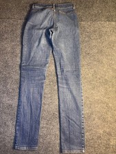 Hot Bottoms Skinny Jeans Womens 5/6 Blue Denim Mid Rise 5-Pocket Design Stretch