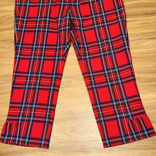 Vineyard Vines Jolly Plaid Cocktail Pant Capri Fancy Hems Size 14 NWOT 36/24.5 - Picture 2 of 18