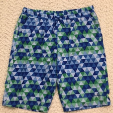 Eddie Bauer Youth Boys Swim Trunks  XL 18/20  Mesh Lining Zippered Pocket