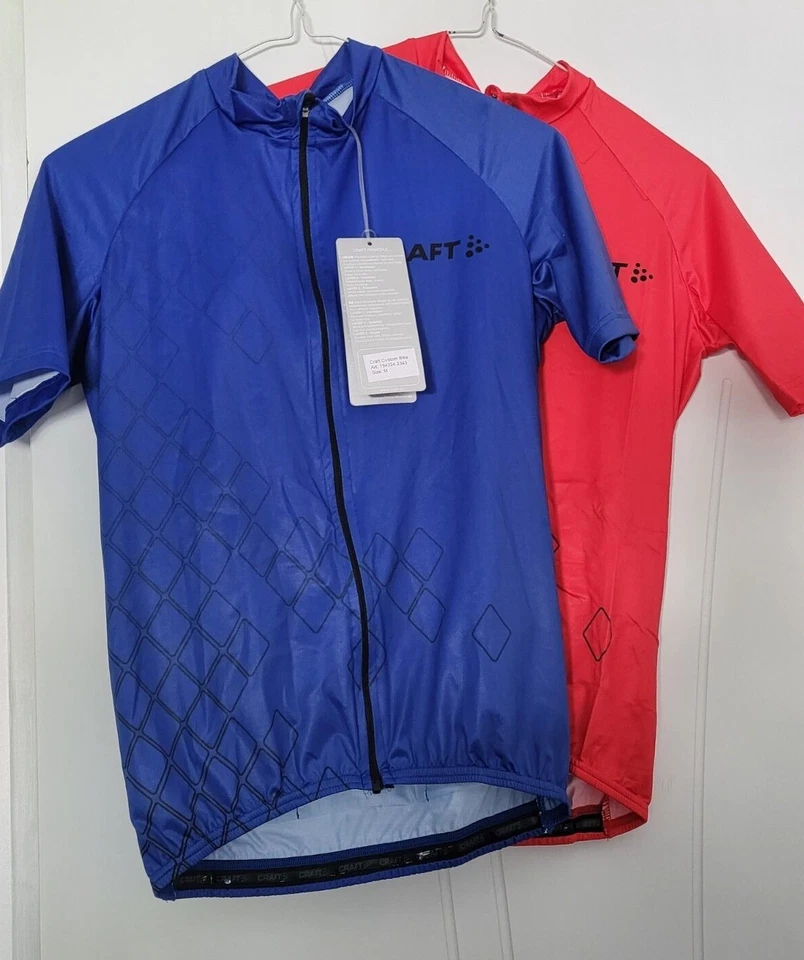CRAFT Maillot vélo manche courte Taille M réf 194324- rouge ou bleu - Photo 1/1