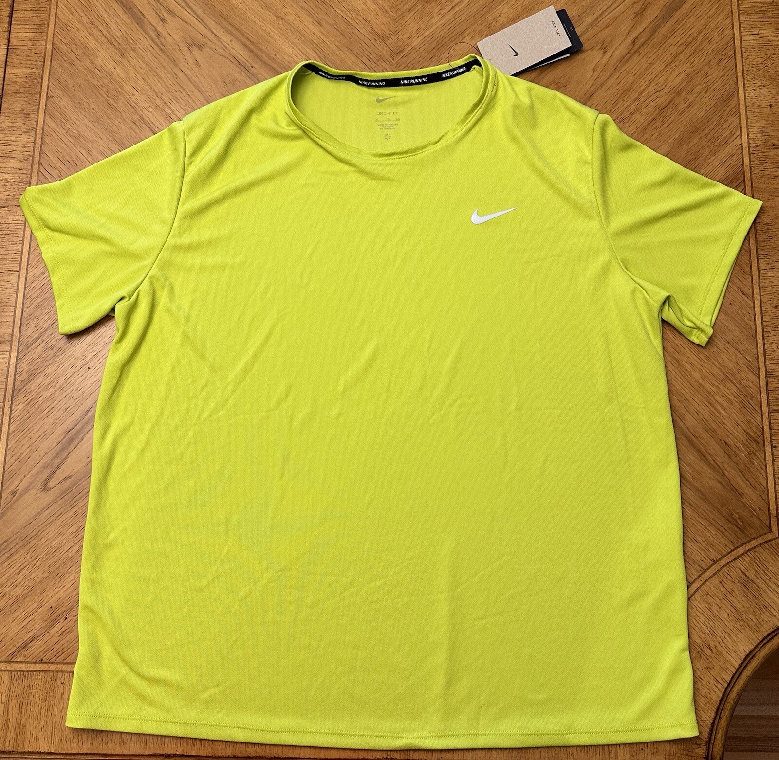 Men's NIke DriFit UPF 40+ DV9315 Short Sleeve Running Run Shirt Size XL eBay